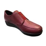 Softies Δερμάτινα Γυναικεία ανατομικά loafers Μπορντώ - Image 3