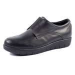 Γυναικεία Δερμάτινα Loafers Softies 7325 - Μαύρο - Image 4