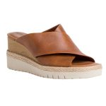 Tamaris Γυναικεία Σφηνοειδή σανδάλια σε ταμπά χρώμα - Image 4