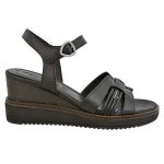 Tamaris Καλοκαιρινές Γυναικείες Πλατφόρμες Μαύρες 1-28243-28-001