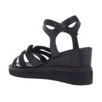 Tamaris Καλοκαιρινές Γυναικείες Πλατφόρμες Μαύρες 1-28243-28-001 - Image 4