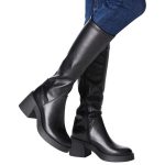 Tamaris μαύρες ψηλές (βαριές) μπότες 1-25616-41-001 - Image 5