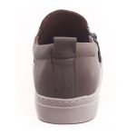 Γυναικείο Δερμάτινο Ανατομικό Slip on μοκασίνι με λάστιχο & φερμουάρ – Safe Step 23841 - Image 3