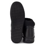 Γυναικείο Μαύρο Δερμάτινο Ανατομικό Μποτάκι Tatoo 230 - Image 4