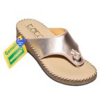 Tatoo Καλοκαιρινές Γυναικείες Πλατφόρμες σε Στυλ Παντόφλας Χρυσές - Image 5