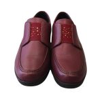 Γυναικεία Δερμάτινα Μποτάκια Wedges Softies 7325 - Μπορντώ - Image 3