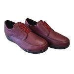 Γυναικεία Δερμάτινα Μποτάκια Wedges Softies 7325 - Μπορντώ - Image 4