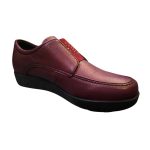 Γυναικεία Δερμάτινα Μποτάκια Wedges Softies 7325 - Μπορντώ - Image 5