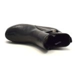 Softies Γυναικεία Μποτάκια Αστραγάλου από Λουστρίνι με Μεσαίο Τακούνι Μαύρα - Image 6