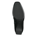 Tamaris Suede Γυναικεία Μποτάκια με Ψηλό Τακούνι Μαύρα - Image 7