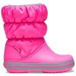 Crocs Puff Παιδικές Μπότες Χιονιού Candy Pink
