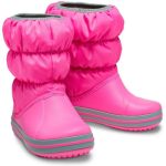 Crocs Puff Παιδικές Μπότες Χιονιού Candy Pink - Image 7