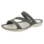 Crocs Swiftwater Sandal W - Grey / White 203998-06X - Image 3