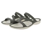 Crocs Swiftwater Sandal W - Grey / White 203998-06X - Image 4