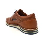 Softies Δερμάτινα Ανδρικά Casual Παπούτσια Ανατομικά Ταμπά - Image 3