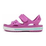 Crocs Παιδικά Ανατομικά Παπουτσάκια Θαλάσσης Crocband II Φούξια - Image 4