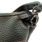 Andlion μαύρη τσάντα ώμου καπιτονέ με κοκκάλινη αλυσίδα - Image 3