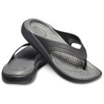 Crocs Literide Σαγιονάρες σε Μαύρο Χρώμα - Image 3