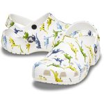 Crocs Παιδικά Παπουτσάκια Θαλάσσης Πολύχρωμα  209695 9DH DINOS - Image 8