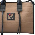 Κλασική τσάντα ώμου δερμάτινη μεγάλου μεγέθους - Image 4