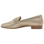 Ragazza Δερμάτινα Γυναικεία Μοκασίνια σε Χρυσό Χρώμα - Image 5