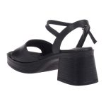 Ragazza Γυναικεία Πέδιλα με Χοντρό Τακούνι σε Μαύρο Χρώμα - Image 5