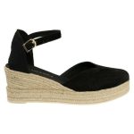Ragazza Καλοκαιρινές Γυναικείες Πλατφόρμες σε Στυλ Εσπαντρίγιας Μαύρες