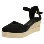 Ragazza Καλοκαιρινές Γυναικείες Πλατφόρμες σε Στυλ Εσπαντρίγιας Μαύρες - Image 6