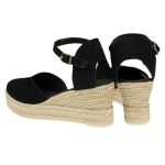 Ragazza Καλοκαιρινές Γυναικείες Πλατφόρμες σε Στυλ Εσπαντρίγιας Μαύρες - Image 8