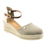 Ragazza Καλοκαιρινές Γυναικείες Πλατφόρμες σε Στυλ Εσπαντρίγιας Μπεζ 0707