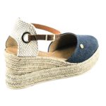 Ragazza Καλοκαιρινές Γυναικείες Πλατφόρμες σε Στυλ Εσπαντρίγιας Μπλε - Image 4