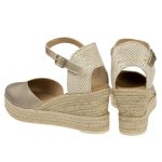 Ragazza Καλοκαιρινές Γυναικείες Πλατφόρμες σε Στυλ Εσπαντρίγιας ροζ χρυσό - Image 4