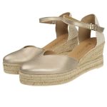 Ragazza Καλοκαιρινές Γυναικείες Πλατφόρμες σε Στυλ Εσπαντρίγιας ροζ χρυσό - Image 6