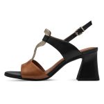 Tamaris σφηνοειδή σανδάλια σε καφέ 1-28379-42-392 - Image 4