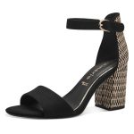 Tamaris σφηνοειδή σανδάλια σε μαύρο χρώμα 1-28356-42 098 - Image 3