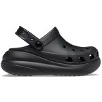 Crocs Classic Crush Ανατομικά Σαμπό Μαύρα 207521-001