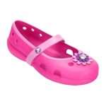 Crocs Παιδικά Ανατομικά Παπουτσάκια Θαλάσσης Keeley Petal Charm Flat Φούξια - Image 4