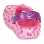 Crocs Παιδικά Ανατομικά Σαμπό Θαλάσσης Classic Graphic Ροζ - Image 6