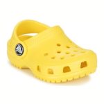 Crocs Παιδικά Ανατομικά Σαμπό Θαλάσσης Classic Κίτρινα 204536-7C1 - Image 4