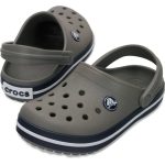 Crocs Παιδικά Ανατομικά Σαμπό Θαλάσσης Γκρι 207006-05H - Image 5