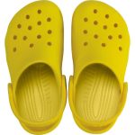 Crocs Παιδικά Ανατομικά Σαμπό Θαλάσσης Κίτρινο 206991-7C1 - Image 7
