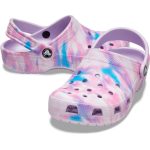 Crocs Παιδικά Ανατομικά Σαμπό Θαλάσσης Λιλά 207596-90H - Image 5