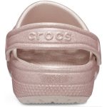 Crocs Παιδικά Παπουτσάκια Θαλάσσης Classic Glitter Clog K Ροζ - Image 8