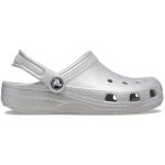 Crocs Παιδικά Παπουτσάκια Θαλάσσης Classic Glitter Clog T Silver