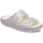 Crocs Παιδικά Παπουτσάκια Θαλάσσης Classic Glitter Sandal V2 K Λευκά - Image 8