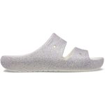 Crocs Παιδικά Παπουτσάκια Θαλάσσης Classic Glitter Sandal V2 K Λευκά