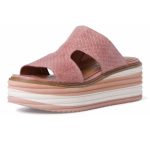 Tamaris Καλοκαιρινές Γυναικείες Πλατφόρμες σε Στυλ Παντόφλας Ροζ - Image 6