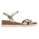 Tamaris Σφηνοειδή σανδάλια σε χρυσό χρώμα 1-28106-42-933