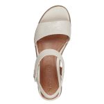 Tamaris Σφηνοειδή σανδάλια σε ivory χρώμα 1-28203-42-430 - Image 6