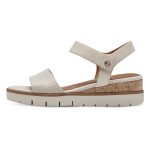 Tamaris Σφηνοειδή σανδάλια σε ivory χρώμα 1-28203-42-430 - Image 3